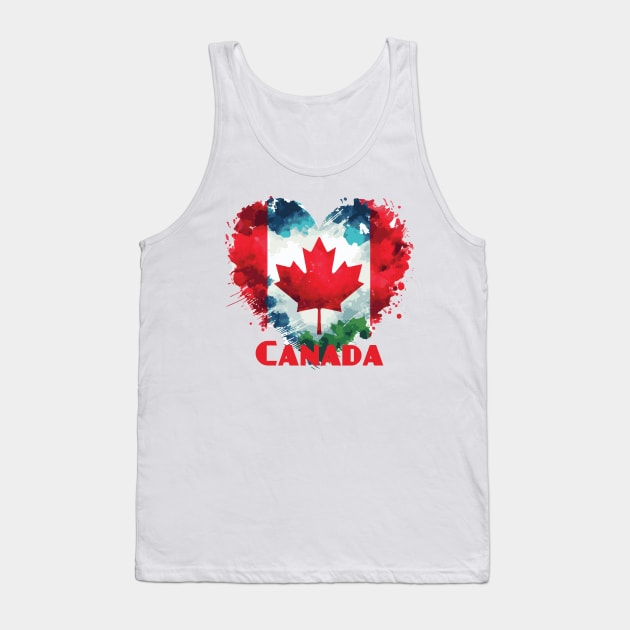 Love Canada Tank Top by Heartsake